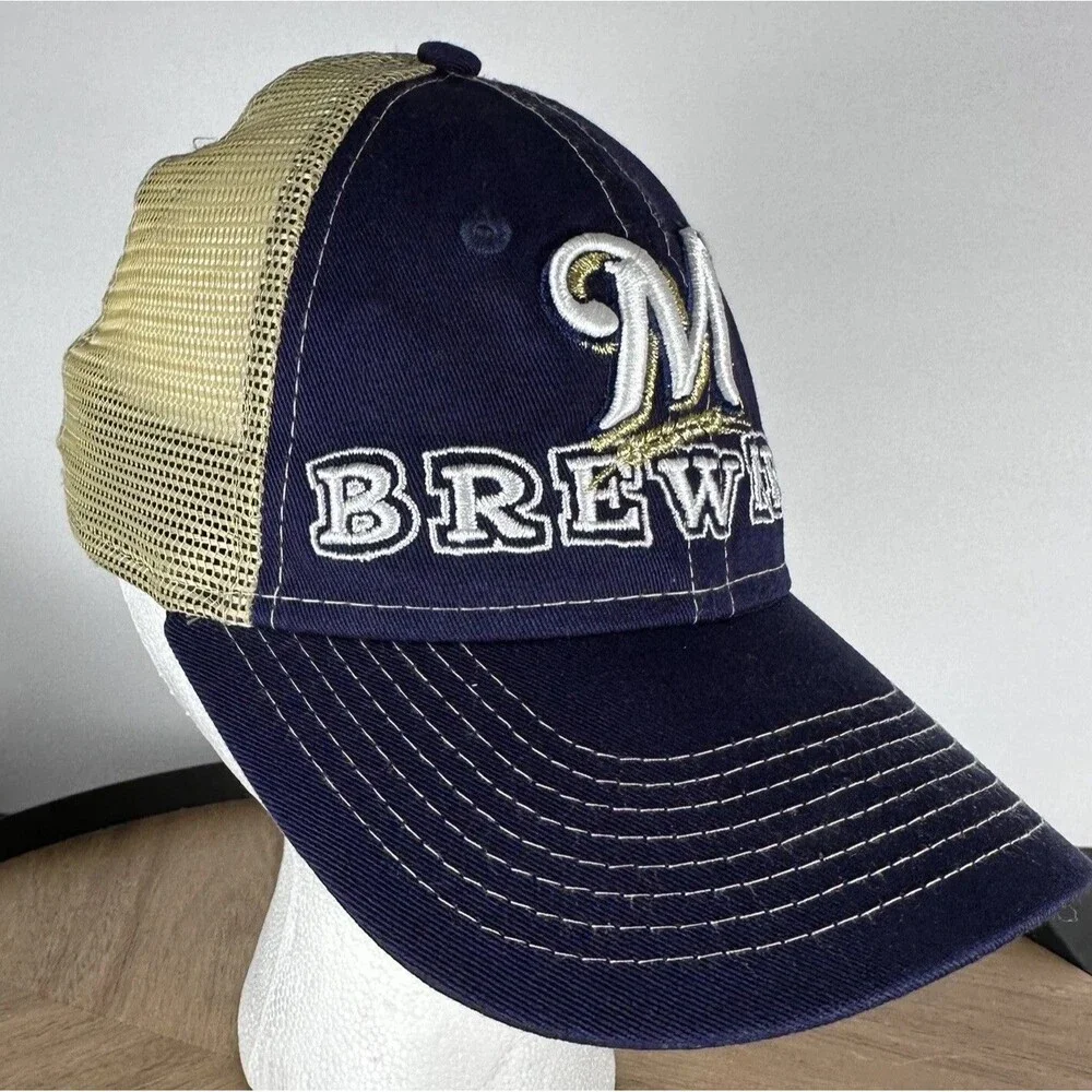 4/$20 Milwaukee Brewers Hat New Era Snapback MLB Baseball Cap Hat 9Twenty Youth